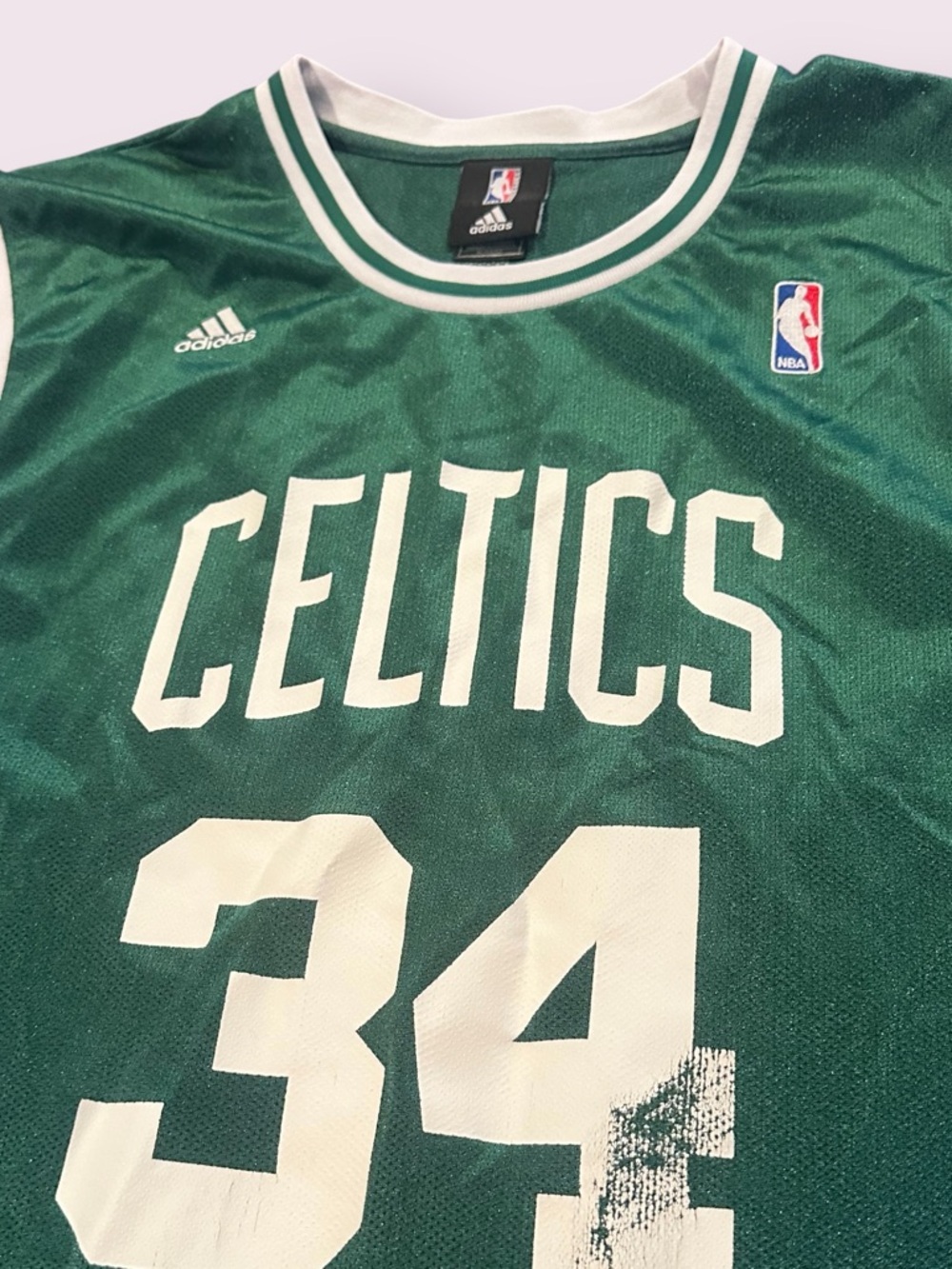 Vintage NBA Adidas Boston Celtics Paul Pierce #34 Basketball Jersey Size XL - Picture 3 of 9